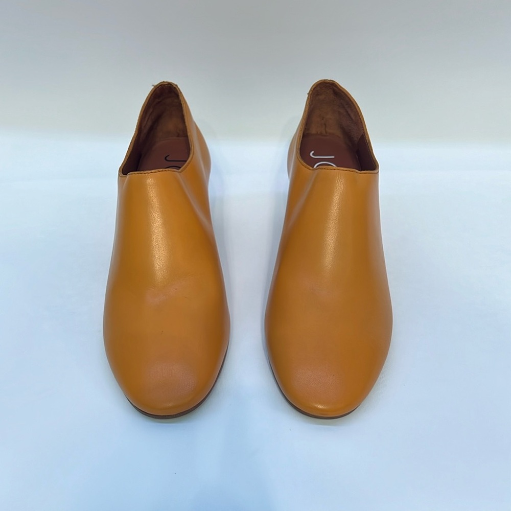 Joseph Tan/Orange Leather Ankle Pumps Booties EU41/US10 New (S-41)